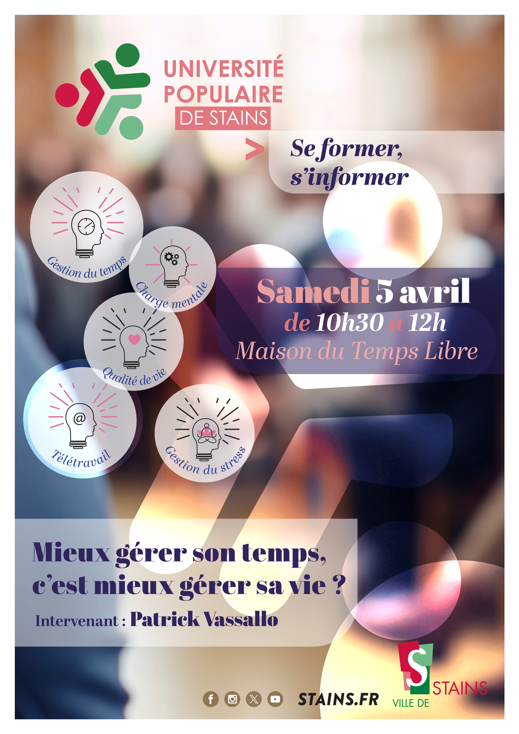 université populaire de stains - avril 2025